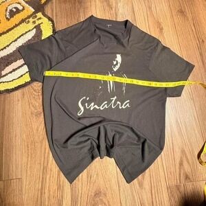 90s cut tag Frank Sinatra black t-shirt (0140)